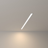 Линейный светодиодный встраиваемый светильник 78см 15W 4200К матовое серебро (100-300-78)