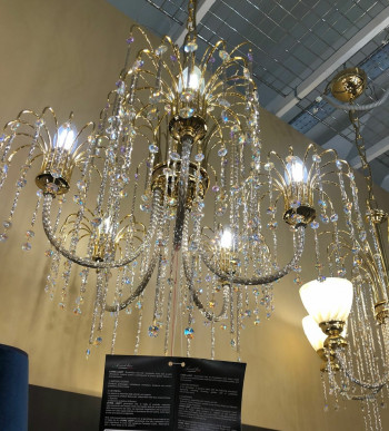  Arredo Luce 405/5 Swarovski AB Effect 
