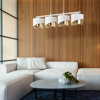      TK Lighting 4822 Grant White